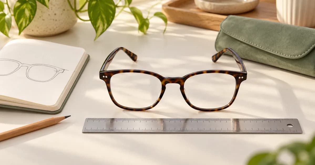 Cover image for article: How to Measure Your Glasses Size at Home
